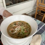 キッチンえみゅー - 信州サーモンの出汁ラーメン