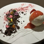 ファン・ダルクオーレ - ココナッツの焼きメレンゲの球体