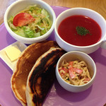 529 - 天然酵母のパンケーキセット