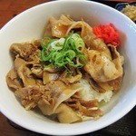 中華そば 麺や食堂 - 豚バラ丼(平日ランチタイムのセットメニュー)