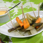 ラパス - 「スカベチ」野菜のピクルスと自家製ドレッシング