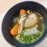 割烹 むら山 - 合鴨のけんちん汁