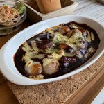 れんまるカフェ - れんこん玉グラタン、玉には良ぃ〜かも鴨٩( ᐛ )و