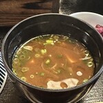 和食 かつら - 味噌汁