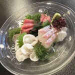 和食 かつら - お造り三点盛り