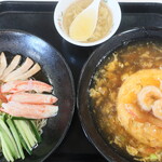 餃子の王将 - 冷し中華＆極王天津飯