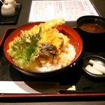 天串と海鮮の店 はれ天 - 特大穴子一本 天丼