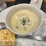 グリル末松 - 本日のスープ（クラムチャウダー）