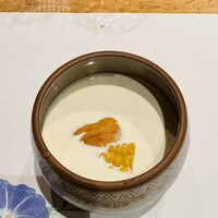 シーズン - 冷製とうもろこしと雲丹のクリーム茶碗蒸し