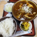 249383524 - カレーうどん ネギ増し 半ライス