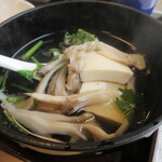 山の家 アララギ - 舞茸汁