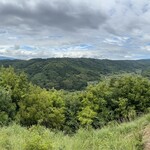 やまびこ - 駐車場からの景色。