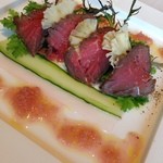リストランテ ケン ヴェンティ クワトロ - 牛もも肉のカルパッチョ