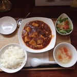 穂の華 - 料理写真:麻婆豆腐ランチセット♪