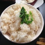 和伊の皿 美倭 - 菜の花が乗った旬のたけのこ混ぜごはん