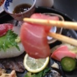 和伊の皿 美倭 - まぐろも脂が乗っていて　旨い