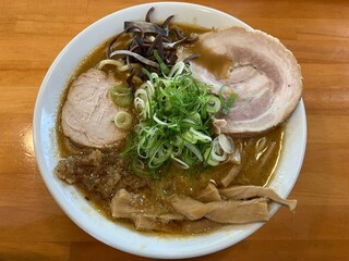 Menkyou Shouin - 【限定麺】｢エビとんこつラーメン｣(大)