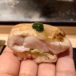 くろ﨑 - 喉黒の蒸し鮨