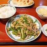 你好 - 『豚肉とピーマン細切り炒め定食（880円税込）』
            