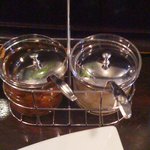 アムール - 定番のらっきょと福神漬