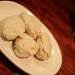 焼き鳥 いっそん - つくね（焼く前）