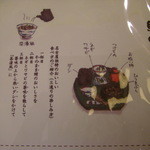 ひつまぶし 稲生 エスカ店 - ひつまぶしの食べ方が記載してありました