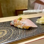 Kagurasaka Sushi Kimoto - カンパチ