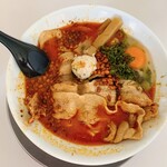 麺屋　たか - 炎の濃厚徳島ラーメン肉シングル（税込1,230円）