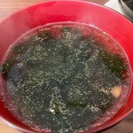 アシェットおひるごはん - ワカメスープ