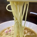 ヌードル＆スパイスカレー 今日の1番 - 相変わらず美しい三河屋製麺(東久留米市)の麺リフト