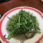 美食園 - 空芯菜　値段忘れました