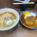 ヌードル＆スパイスカレー 今日の1番 - 朝限定セット　¥1,000-(税込)