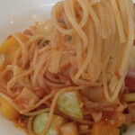 TATEYAMA イタリア食堂 - 夏野菜とベーコンのトマトソース