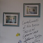 TATEYAMA イタリア食堂 - ジャック・マイヨールのサイン