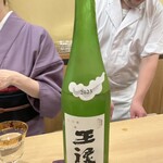 澤田 - トキシラズの押し寿司と共に