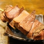 豚小家 - 2014.3 れば塩若焼き（1串80円）