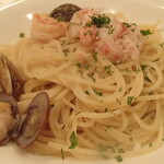 TATEYAMA イタリア食堂 - 本日のおすすめスパゲッティ、魚介の塩味のパスタ