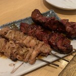 源さん - 料理写真:せせりとレバー