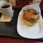 カフェ・ベローチェ 茅場町駅前店 - モーニングBセット（税込500円）