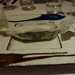 リストランテ カノフィーロ - メヌキとカキ、浜防風のカルトッチョ１