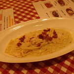 TATEYAMA イタリア食堂 - フェットチーネ 房州産空豆とえびのクリームソース