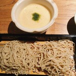 蕎麦懐石 無庵 - 大和芋つけとろせいろ