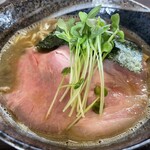 Motsuni To Niboshi Soba Chuuka Soba Shinya Shokudou - 煮干しそばともつ煮小 ライス小セット 1320円