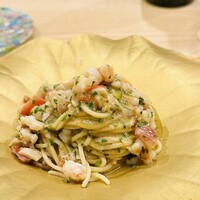 北野坂 木下 - ポルチーニ 海の幸 サフラン Pasta