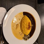 旨さと辛さがここちよい黒カレー 萬栄カレー - 