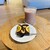 カマキリコーヒー - 料理写真:カフェモカ（デカフェ、アイス）
          ブラウニー