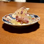 酒膳 an - 天然鯛と黄身酢の土佐酢ジュレと黄身
