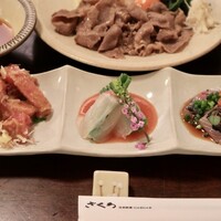 ざくろ 銀座店 - 刺身三種盛り合わせ