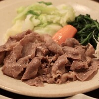 ざくろ 銀座店 - 牛ロースバタ焼き