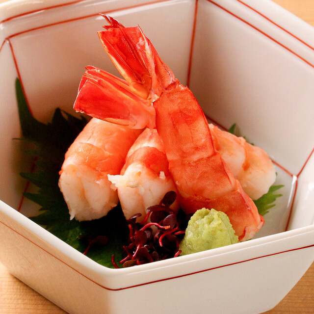 蒸し海老(小鉢一皿)
